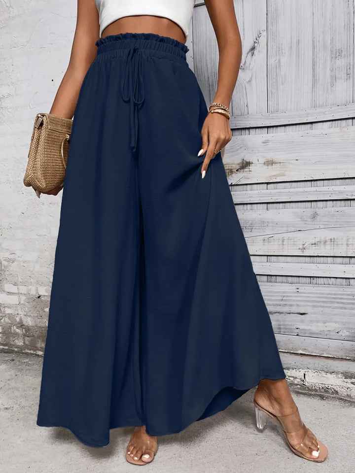 Levoire | Honey Tied Pantalon Large Taille Haute