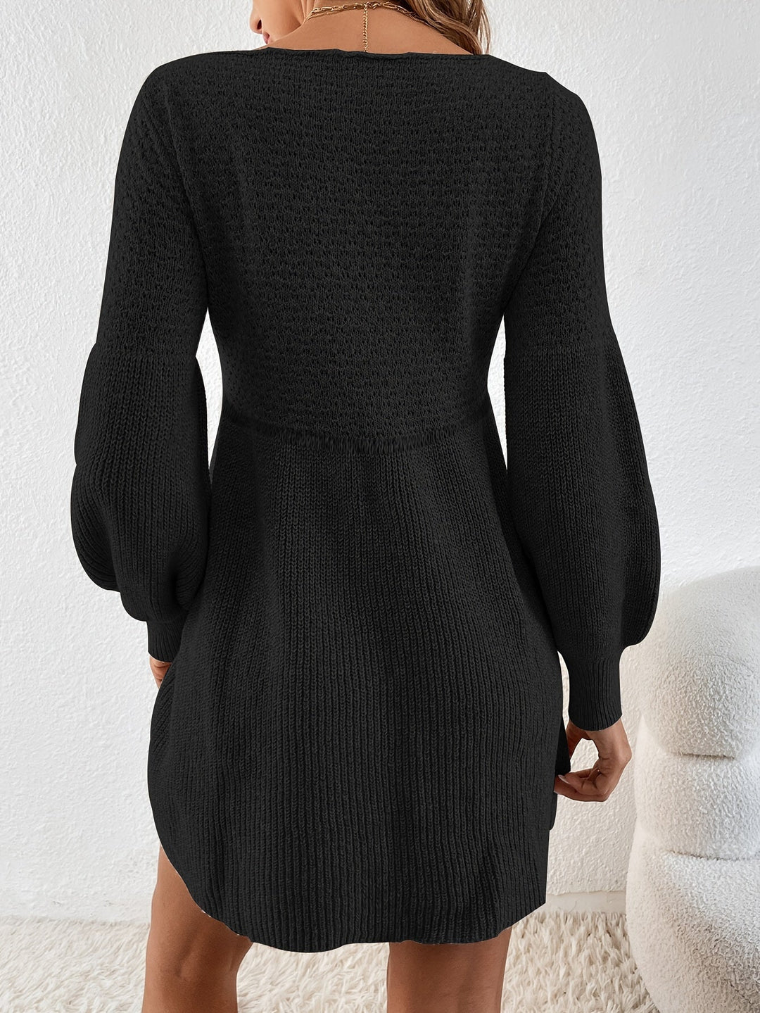 Levoire | Chic Robe Tricot Unie Pour Femmes
