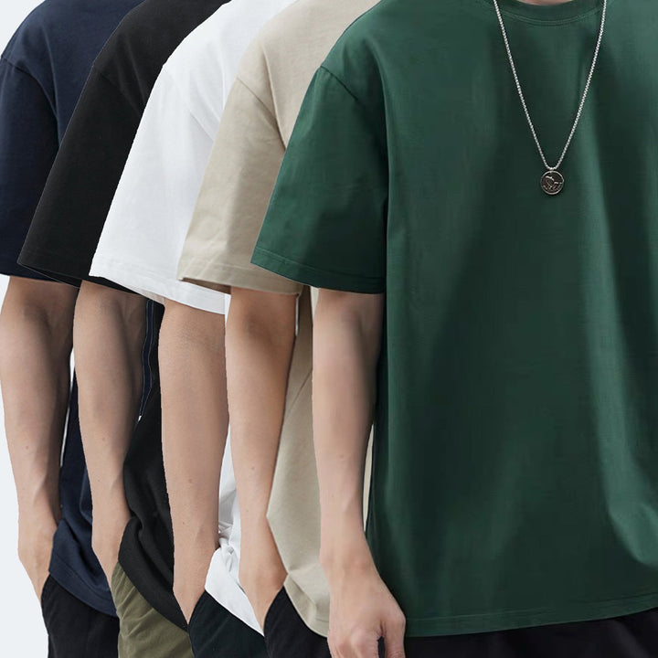 Levoire | 5 Pack Décontractées Coton Pour Hommes T-Shirts