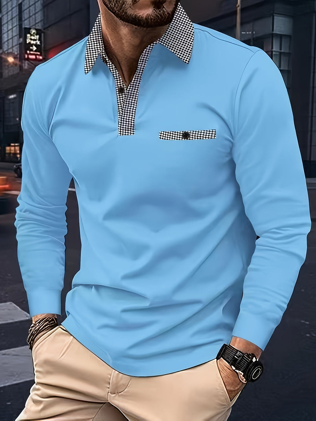 Levoire | Polo Élégant Pour Homme Bleu Ciel