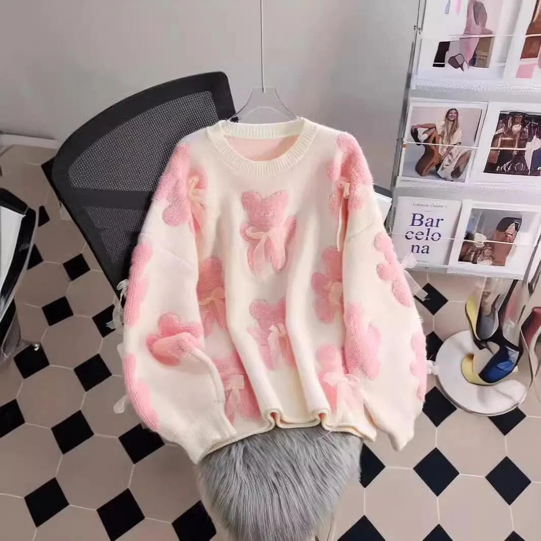 Levoire | Pull femme avec un nœud paresseux
