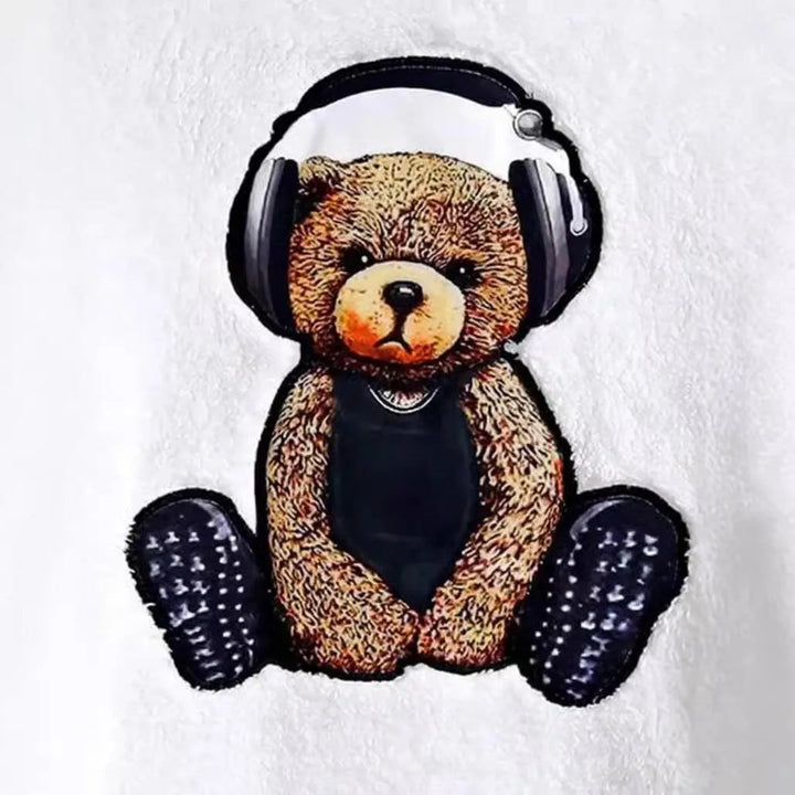 Levoire | Sweat à capuche avec motif de ours doux