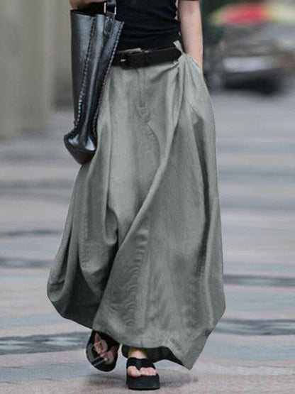 Levoire | Jupes de loisirs en coton Gris clair