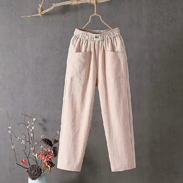Levoire | Pantalons larges pour femmes Abricot