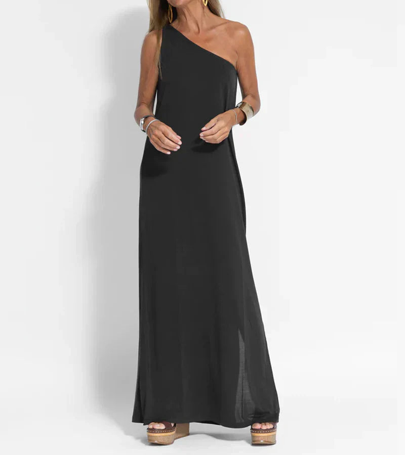 Levoire | Robe Maxi À Épaule Unique Pour Femmes Rhea