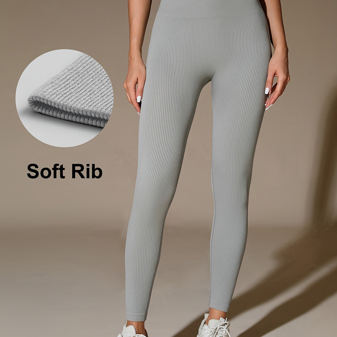 Levoire | Jambe Sans Couture Leggings De Sport Taille Haute Avec Contrôle Abdominal Réglable