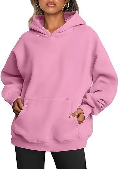 Levoire | Sweat à capuche pour femmes avec poches Rosa