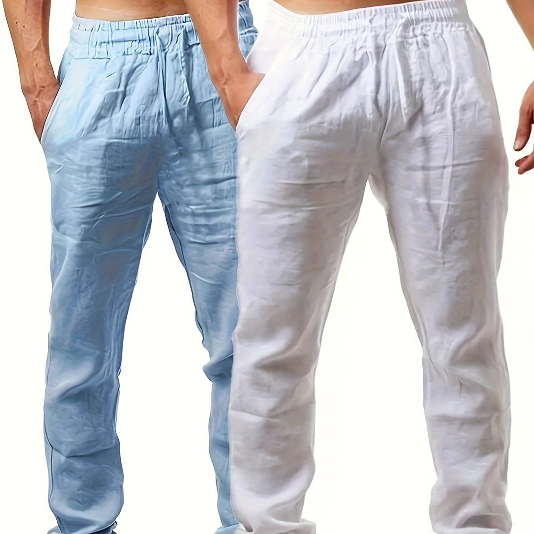 Levoire | Pantalons Unicolores Pour Hommes