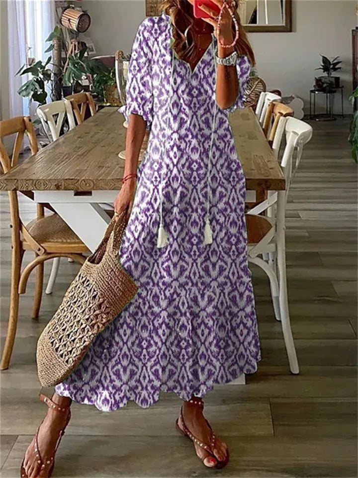 Levoire | Robe florale vintage Violet
