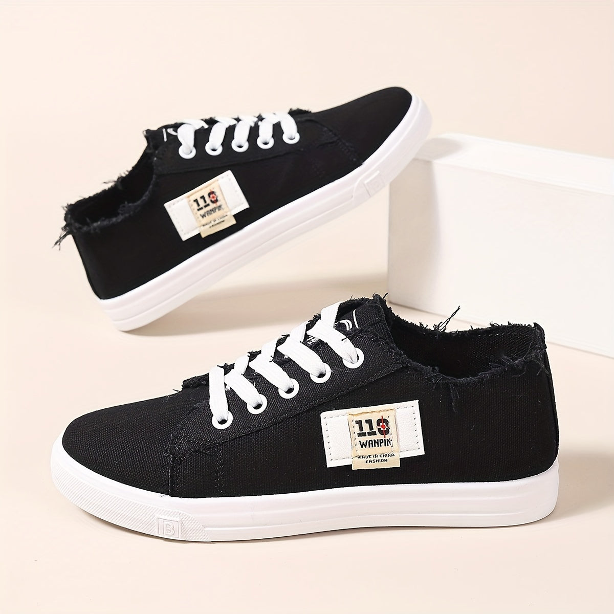 Levoire | Loisirs Tissu Chaussures Femme, Basse Chaussures De Skate À Lacets