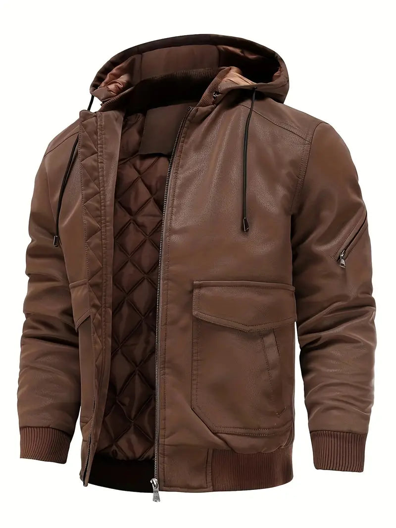 Levoire | Veste avec capuche, fermeture éclair et doublure chaude