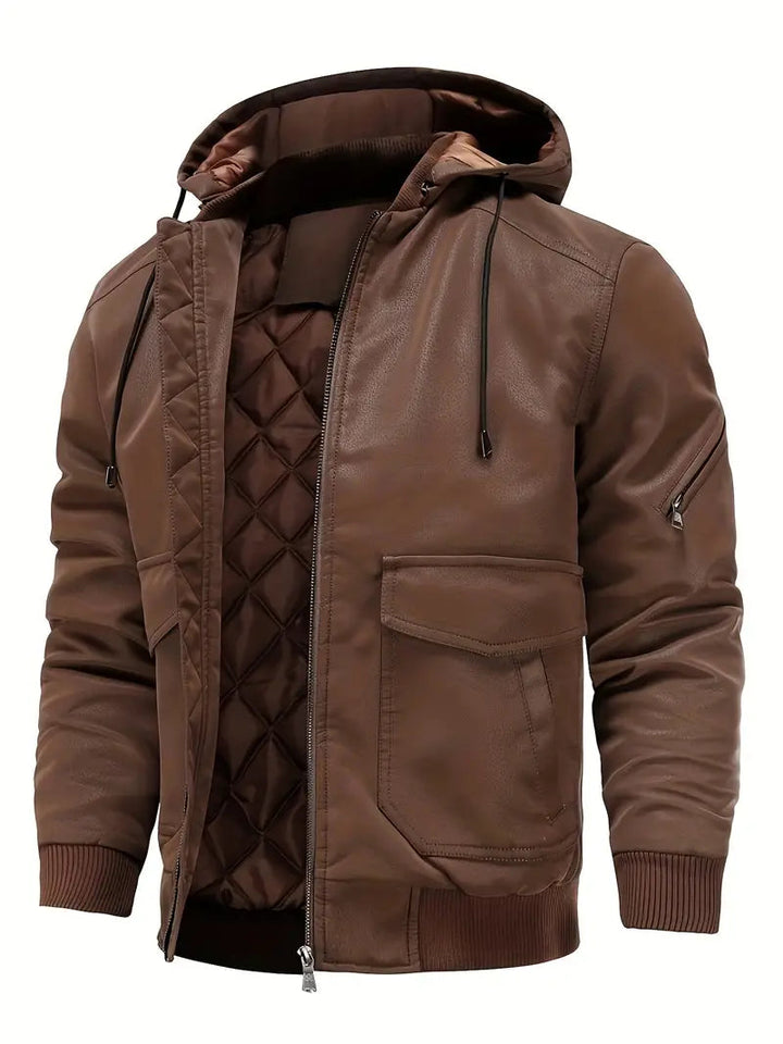 Levoire | Veste À Capuche, Fermeture Éclair Et Doublure Chaude