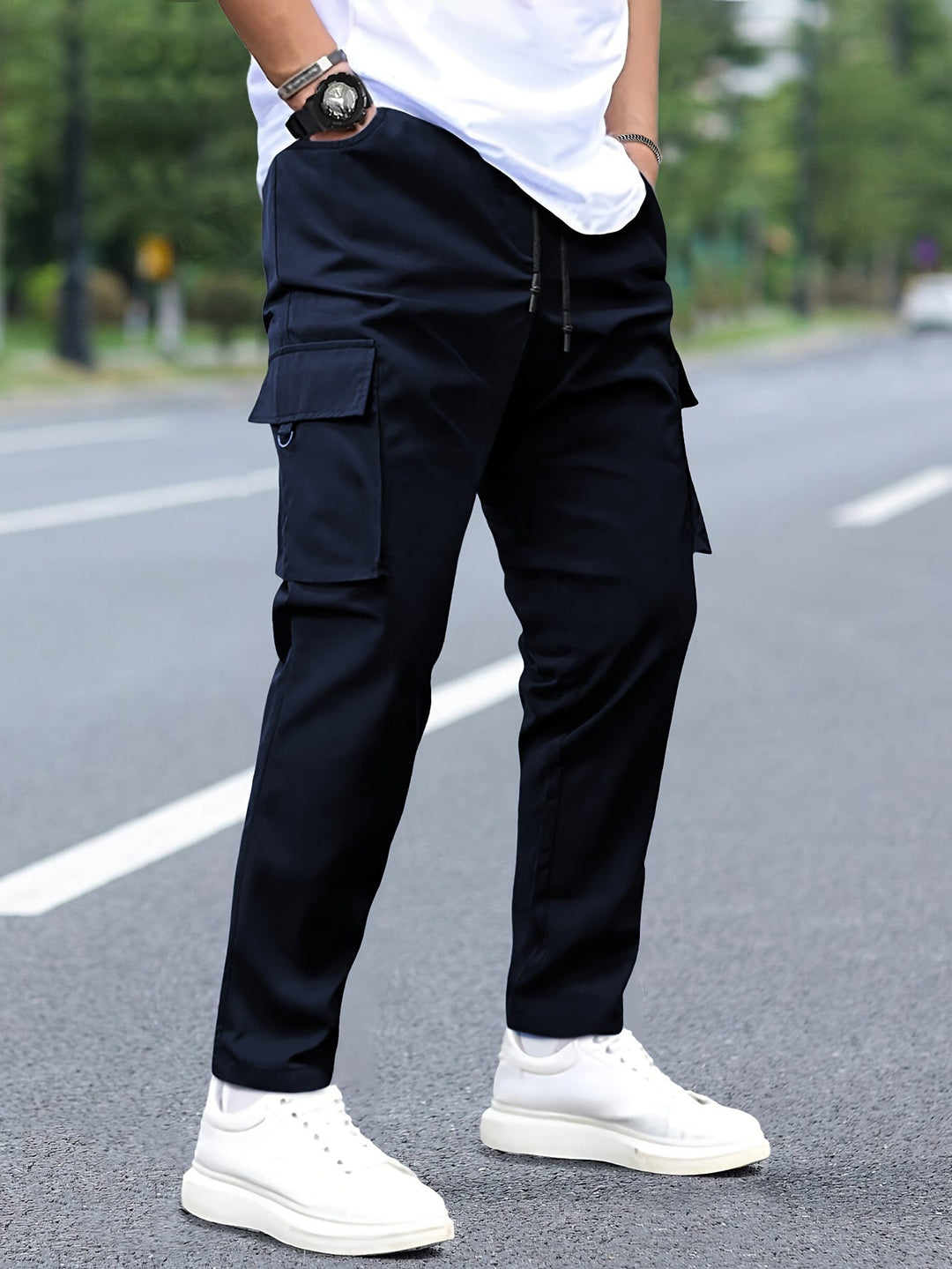 Levoire | Pantalons Cargo Pour Hommes Frais Avec De Nombreuses Poches