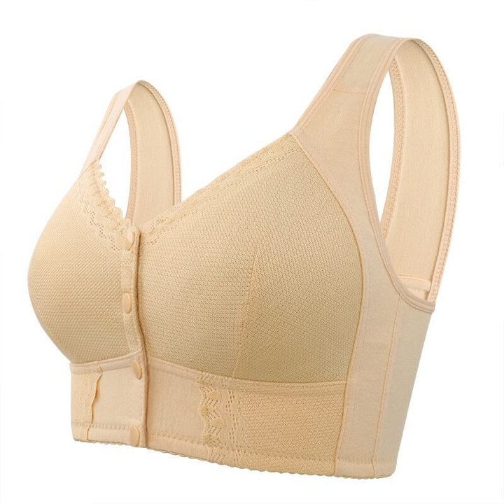 Levoire | Confort Soutien Gorge Avec Fermeture Avant Beige
