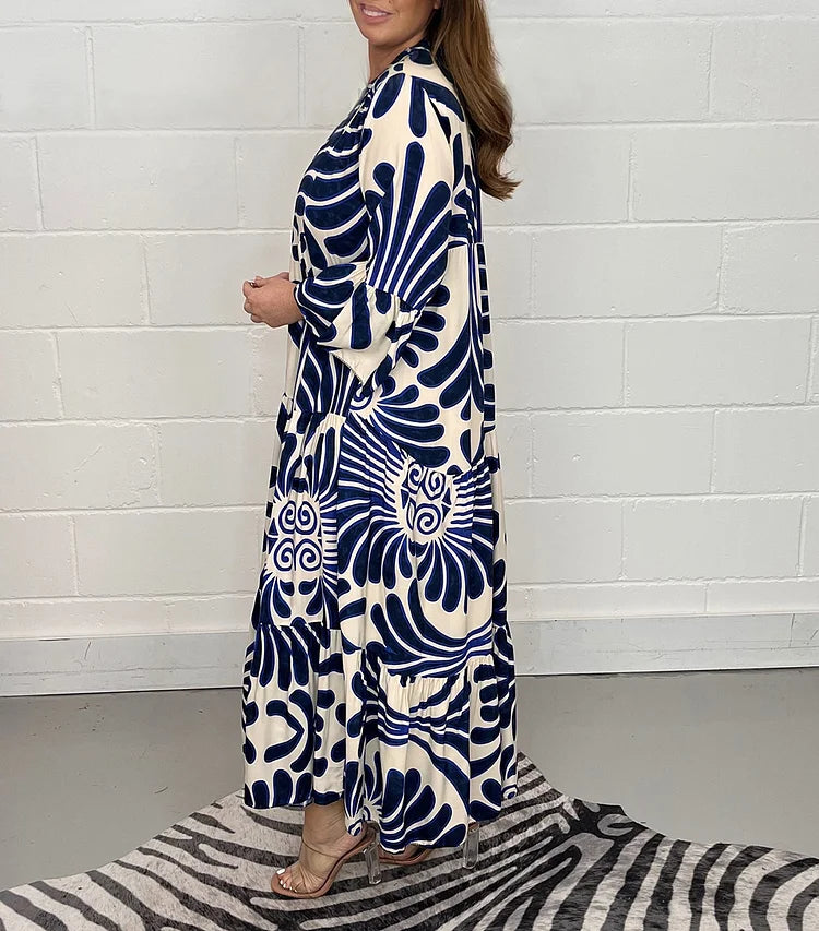 Levoire | Robe longue avec fermeture à boutons
