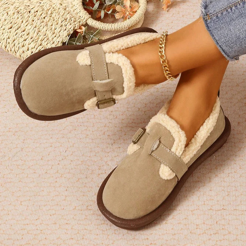 Levoire | Luxe Chaussures Douillettées Avec Boucle Pour Femmes