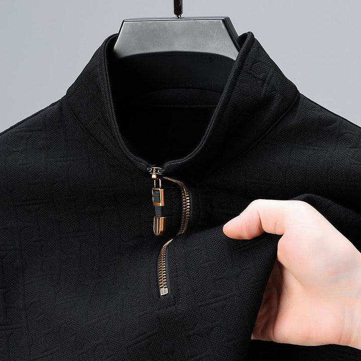 Levoire | Pull À Zip Noir