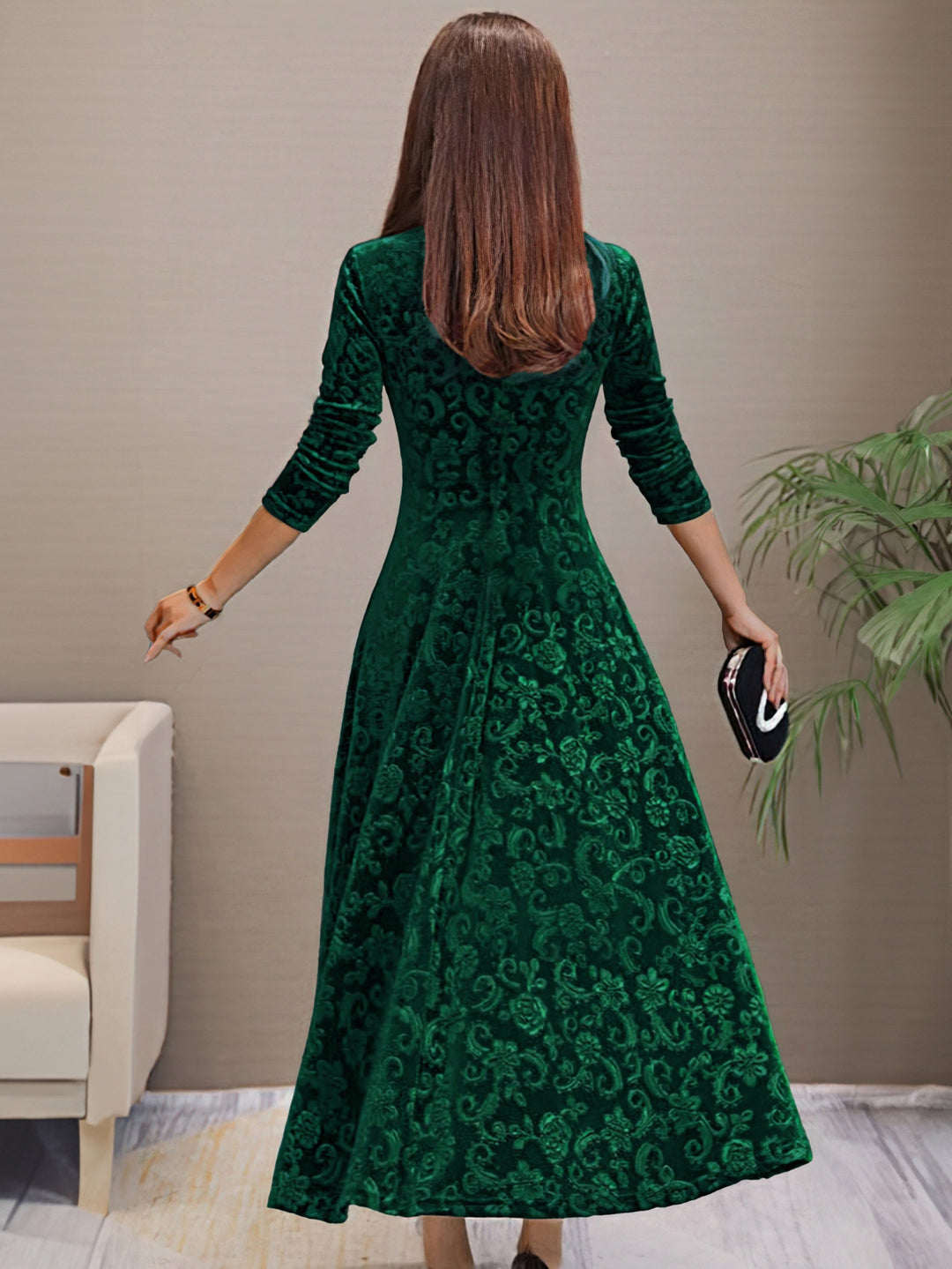 Levoire | Robe Simple Avec Manches Longues Et Couvre-Ventre