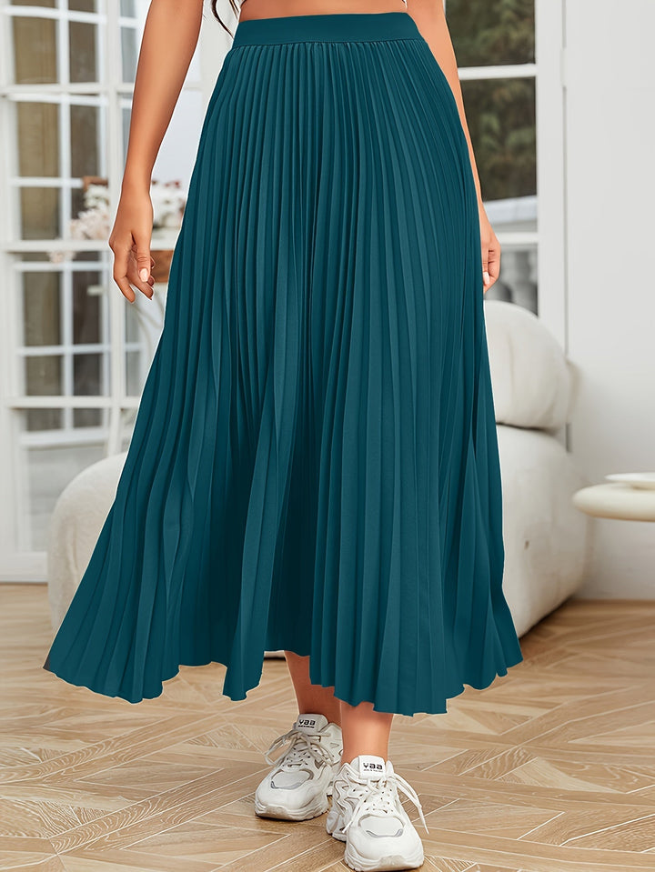 Levoire | Plissé Uni Boucle Coupe Jupe