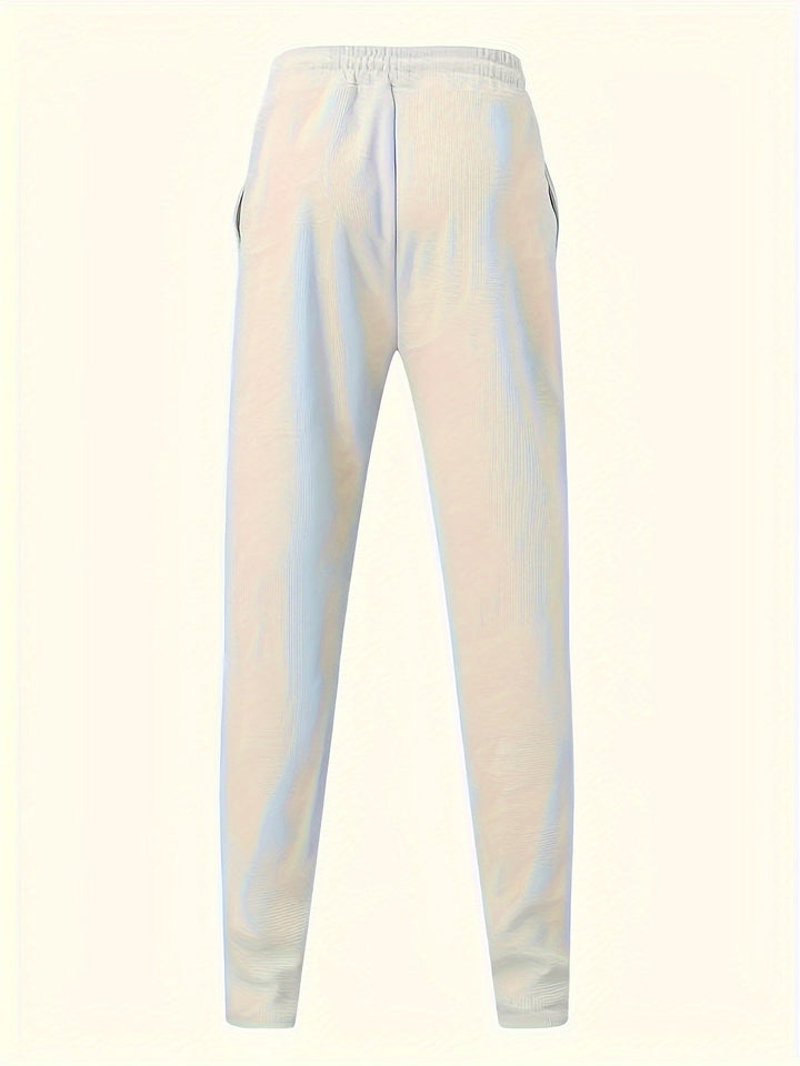 Levoire | Pantalons En Polyester Pour Hommes Avec Une Ceinture Élastique