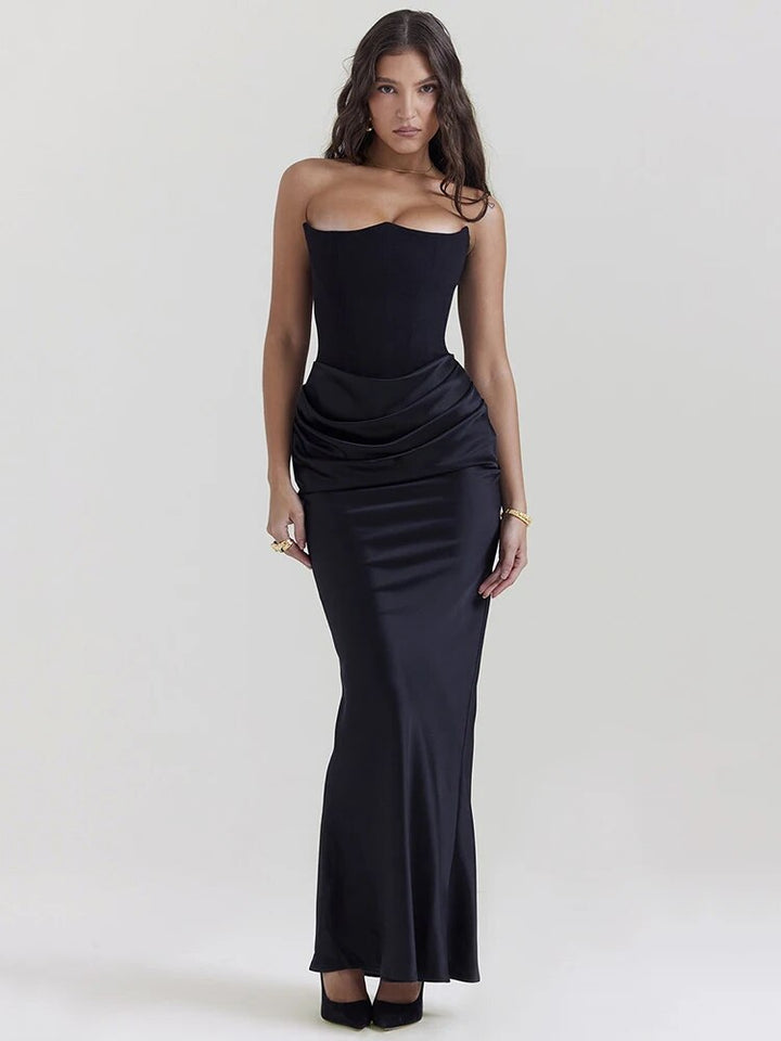 Levoire | Chic Robe Manches Longues Look Noir