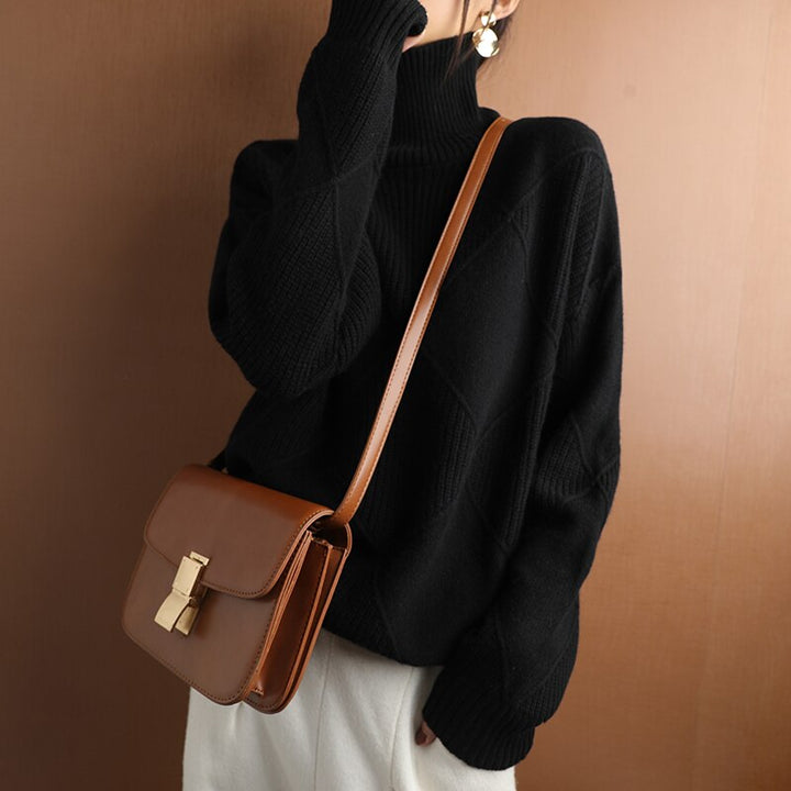 Levoire | Pull Avec Col Chauffant Noir
