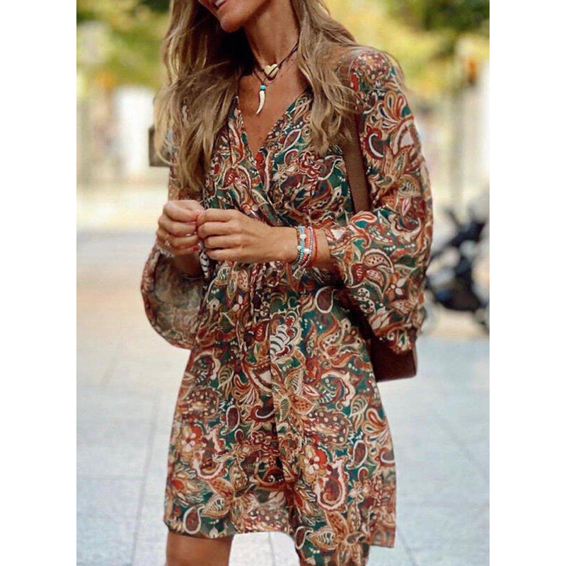 Levoire | Robe de soirée élégante et stylée Marron