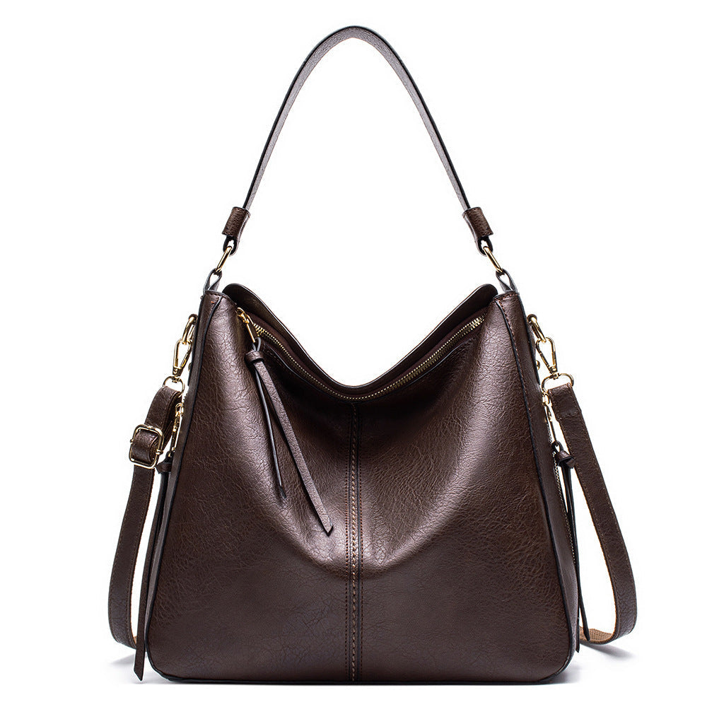 Levoire | Sac Hobo En Cuir Café
