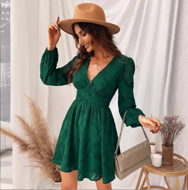 Levoire | Robe Satin Délicate À Manches Courtes