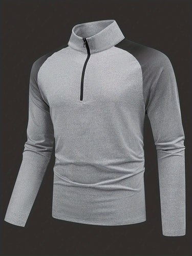 Levoire | Chemise Longue À Manches Longues Pour Homme Avec Demi-Fermeture Éclair