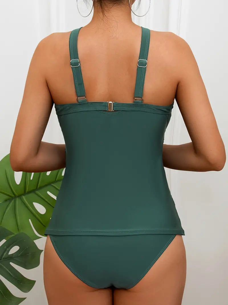 Levoire | Tankini À Dos Croisé Avec Clé Pour Femmes