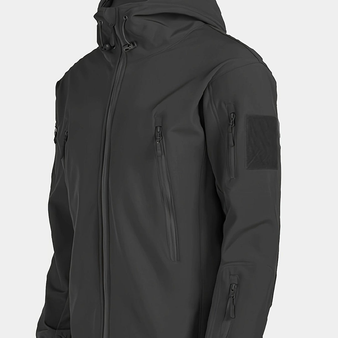 Levoire | Veste De Vent Chaude En Polaire Pour Hommes Avec Capuche