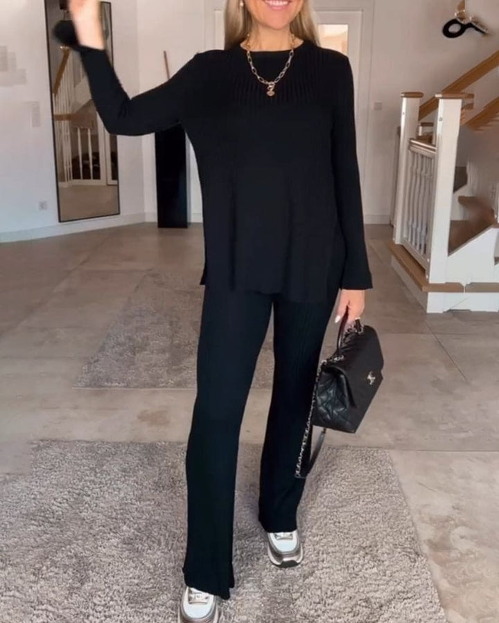 Levoire | Blouse Avec Encolure Ronde Et Coupe Légère Noir