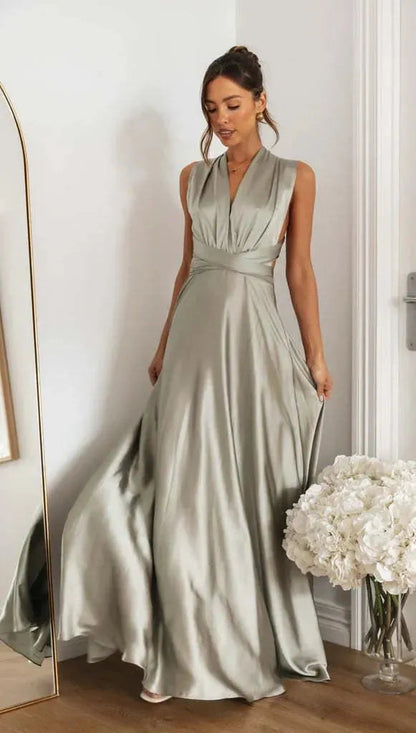 Levoire | Mode d'été croisée pour femmes Gris