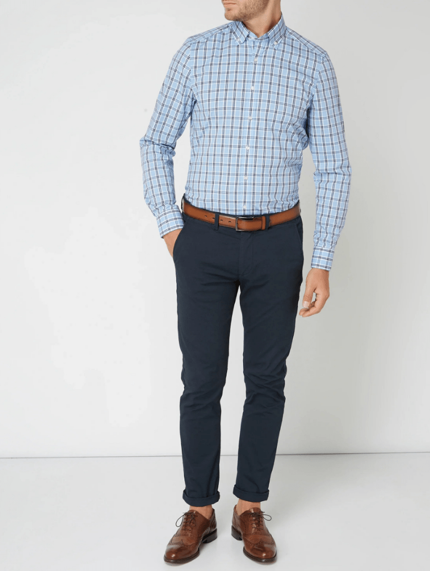 Levoire | Chemise à rayures pour hommes style vestimentaire vintage design décontracté