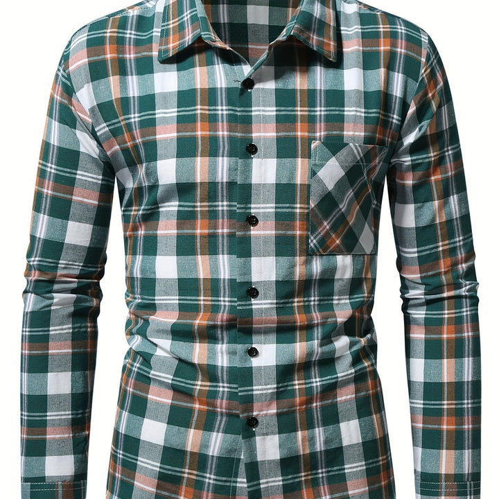 Levoire | Chemise De Sport À Rayures À Manches Longues Pour Hommes