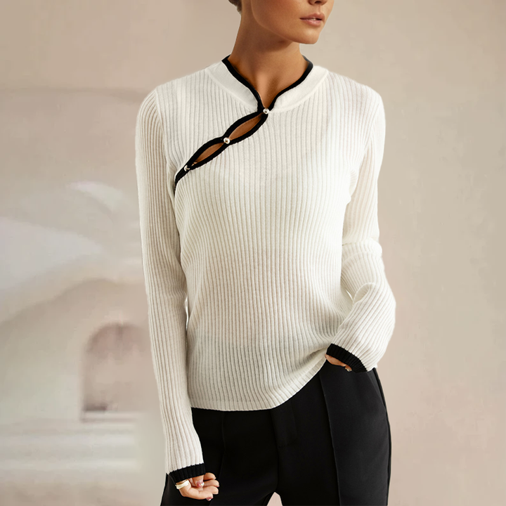 Levoire | Pull à col roulé à manches longues Blanc