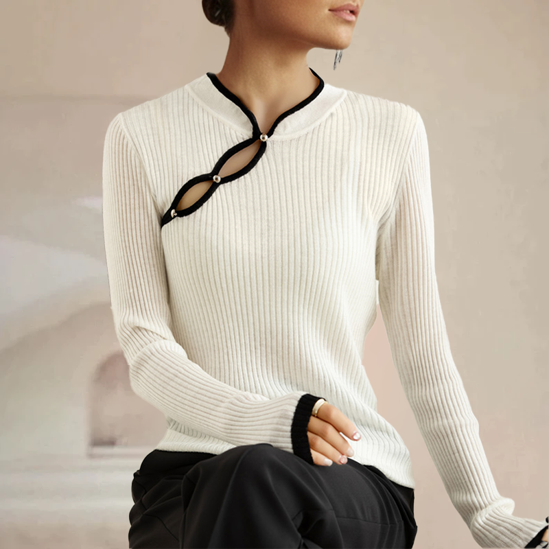 Levoire | Pull En Tricot Avec Douceur Cachemire Blanc