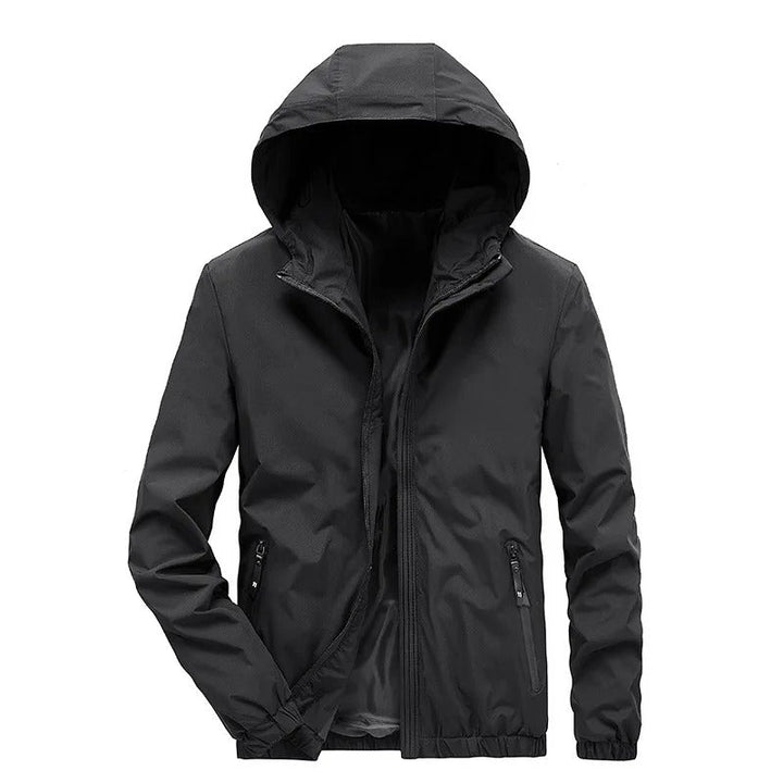 Levoire | Veste D'Automne Avec Capuche Noir