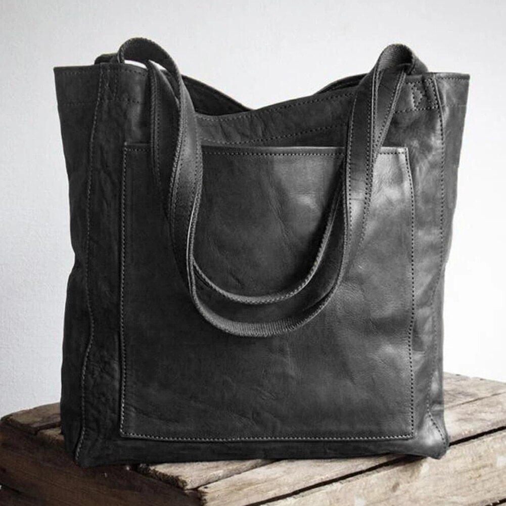 Levoire | Sac À Main En Cuir Élégant Noir