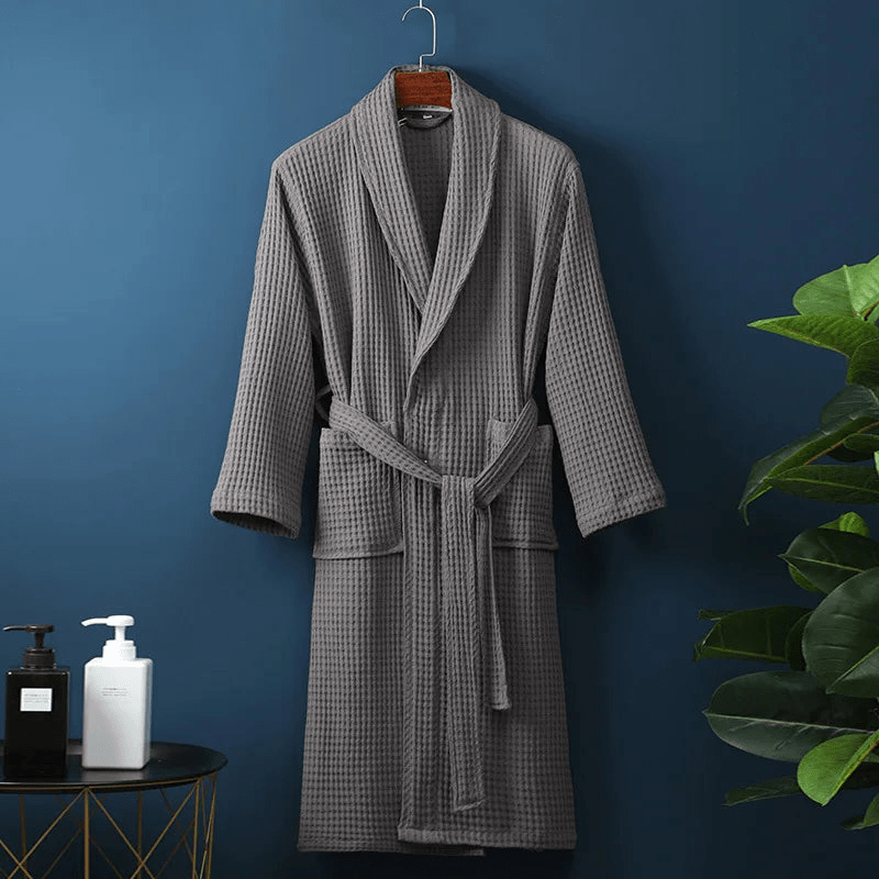 Levoire | Peignoir de bain premium doux pour un confort ultime unisexe Gris