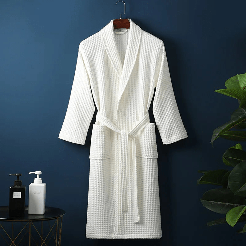 Levoire | Peignoir de bain premium doux pour un confort ultime unisexe Blanc