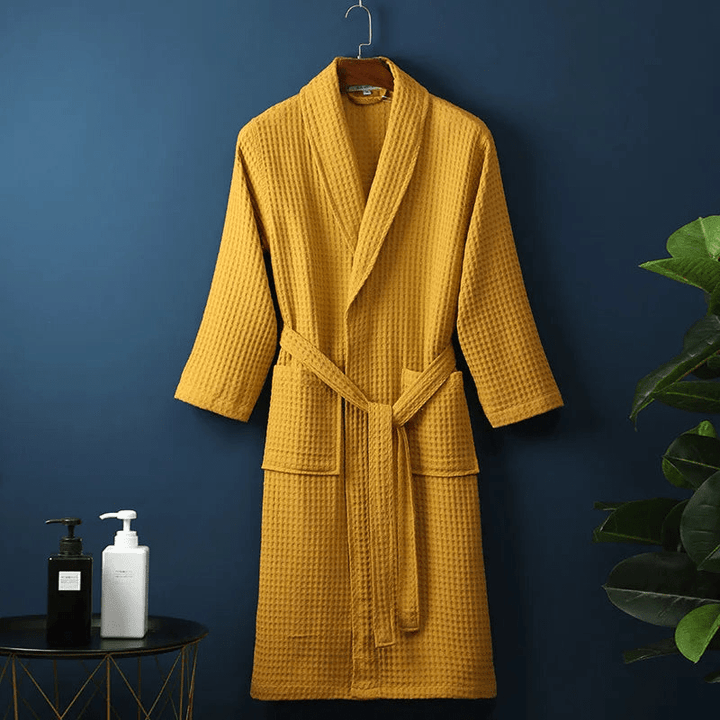 Levoire | Peignoir de bain premium doux pour un confort ultime unisexe Jaune