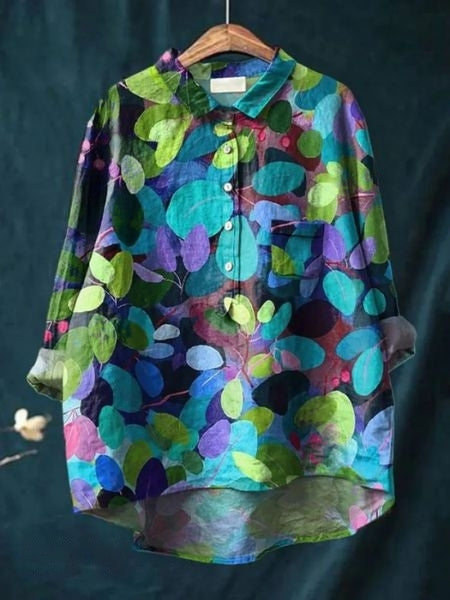 Levoire | Lila Blouse Motif Floral Chemisier Pour Un Look Frais Et Décontracté Fleurs 7