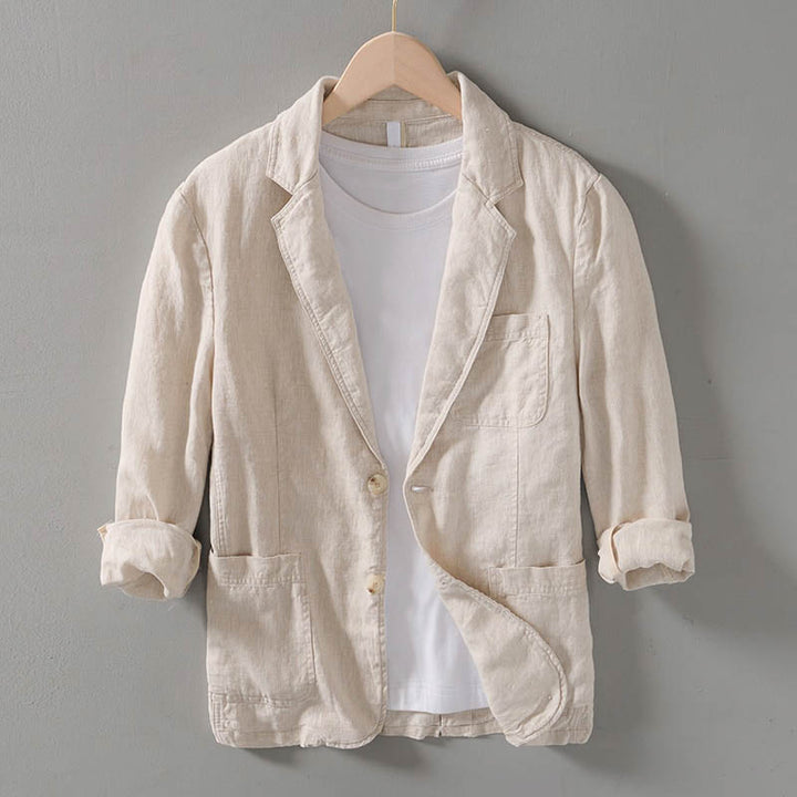 Levoire | Blazer En Lin Léger Beige