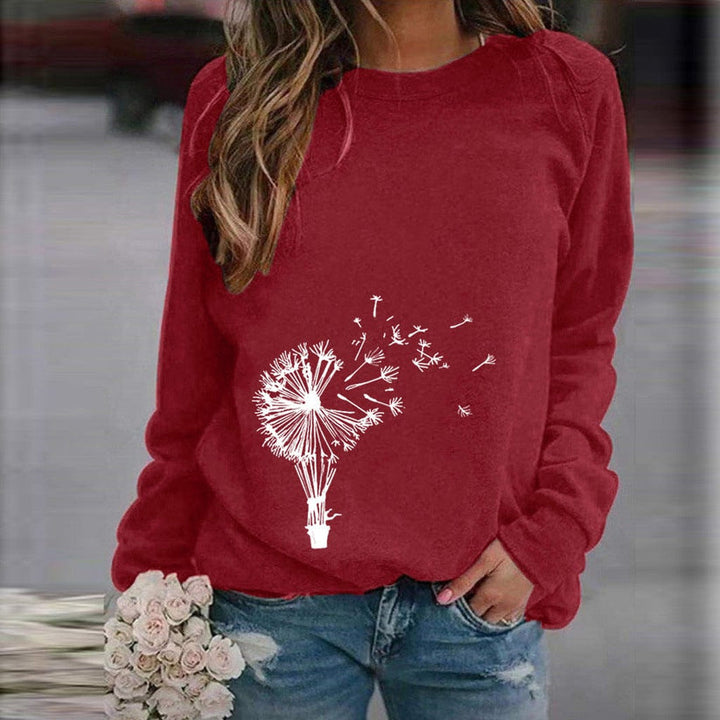 Levoire | Pull Tendance Avec Col Rond Rot