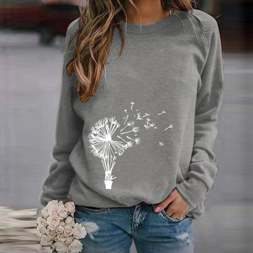 Levoire | Pull Tendance Avec Col Rond Gris