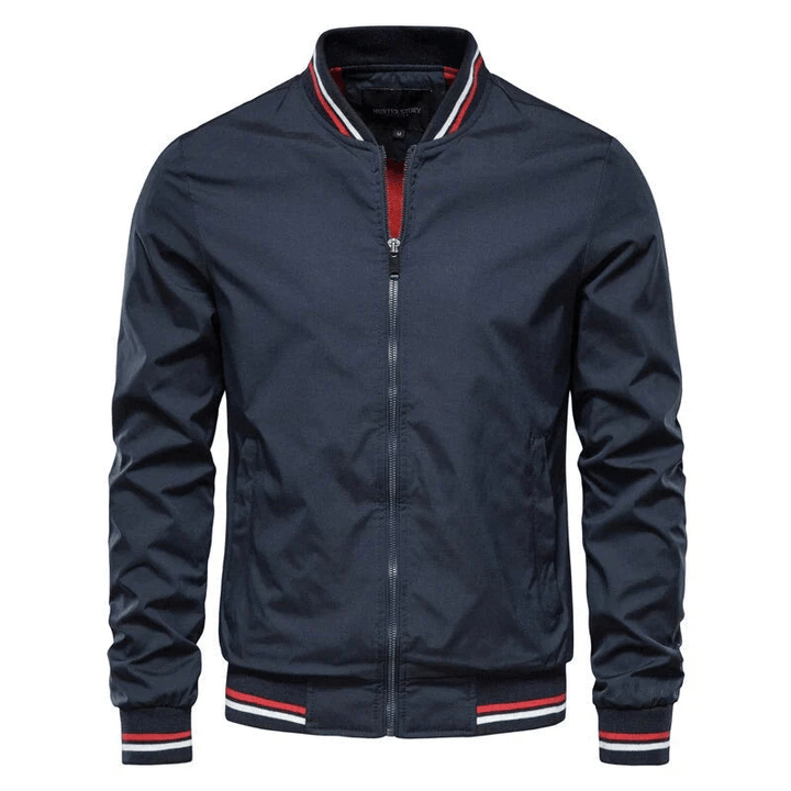 Levoire | Veste Bomber Stylée Homme Bleu