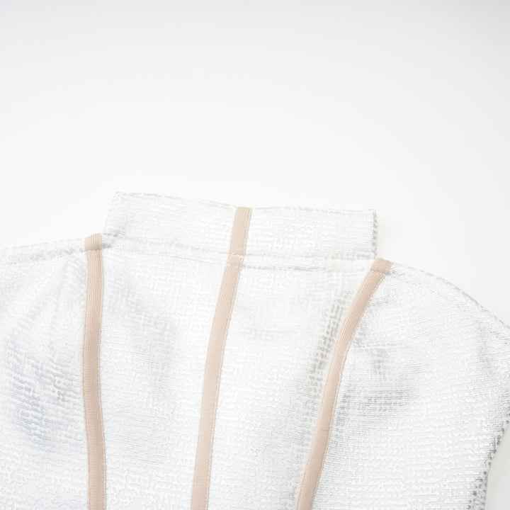 Levoire | Robe Mini Bandage Argent