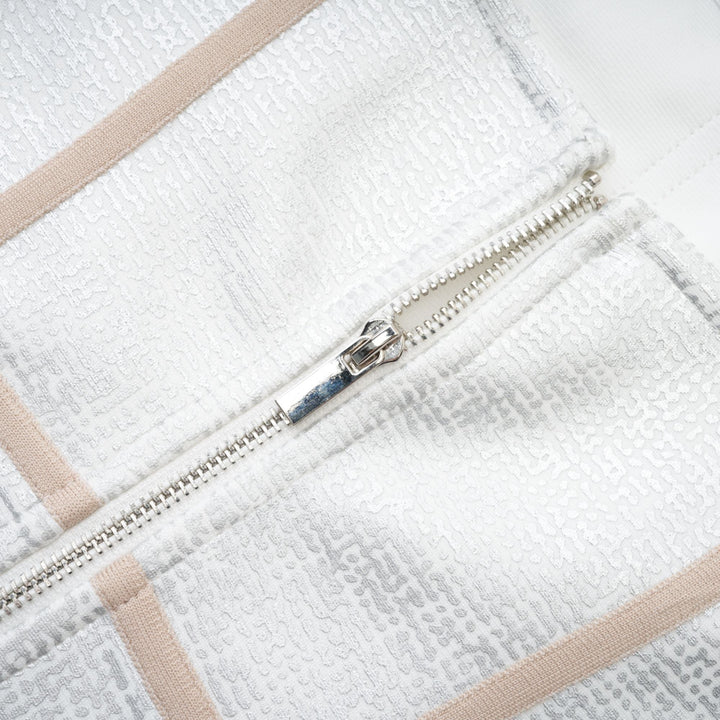 Levoire | Robe Mini Bandage Argent